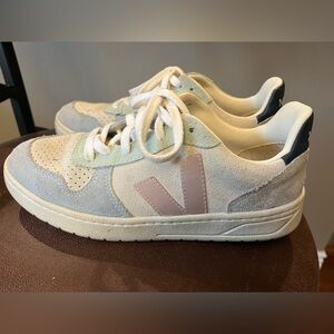 Veja V-10 suede sneakers